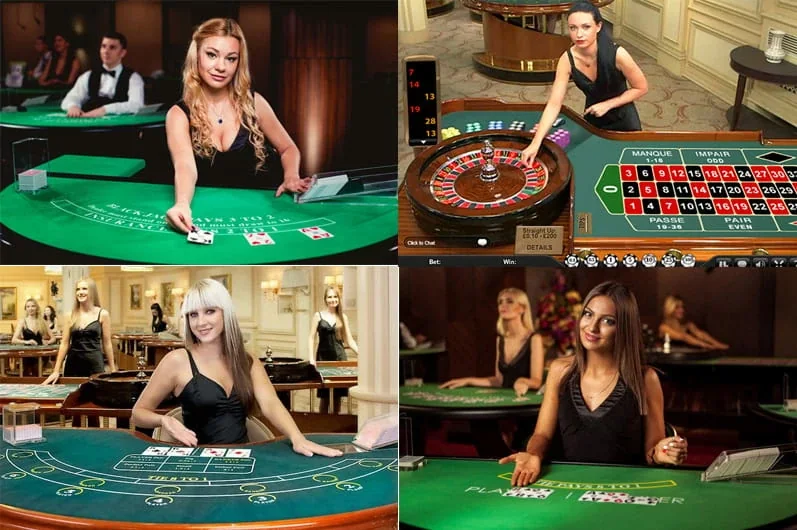 Suasana meja permainan live di LUSA777