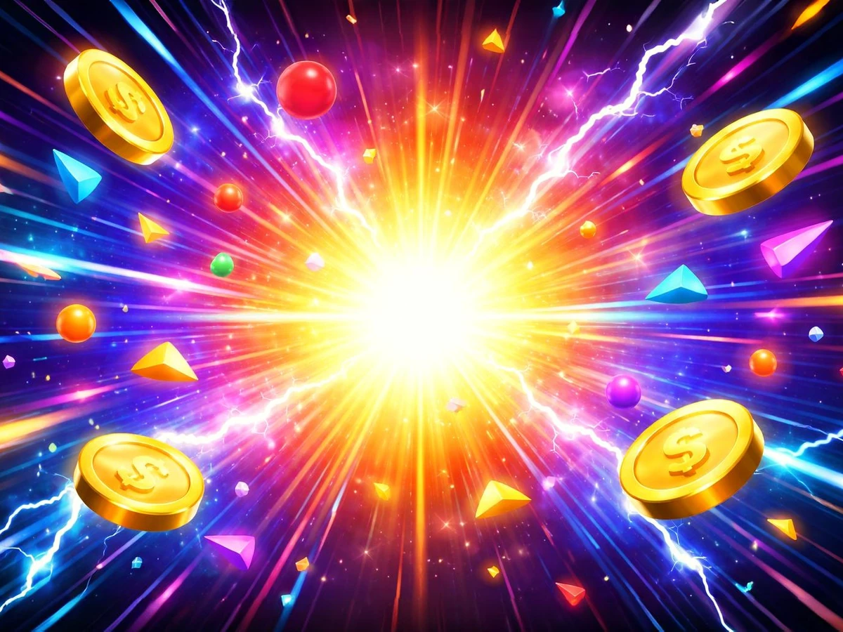 Tampilan permainan slot LUSA777 dengan reel dan simbol berwarna